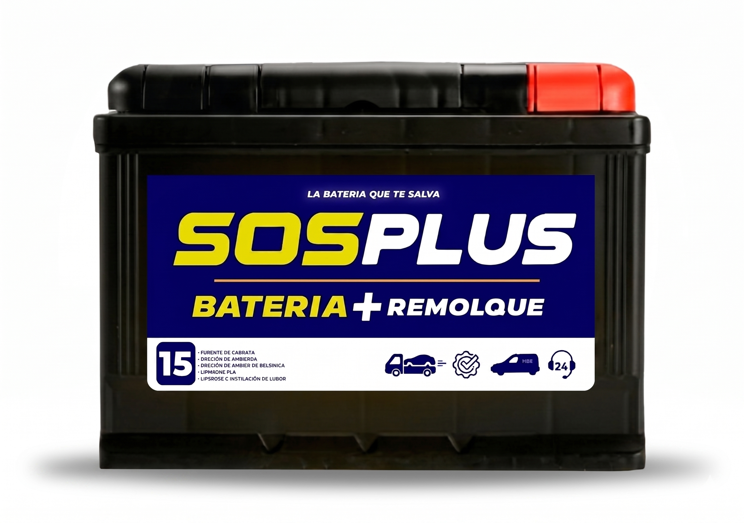 Batería SOS Plus — la batería que te salva